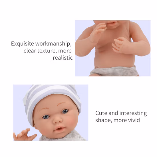 Tombotoys Shantou Toys Commercio all'ingrosso Bambini Bambini New Born Baby Doll Bambole in silicone Babydoll Set Play House Toys Cute Reborn Baby Dolls Girl Toy Baby Doll