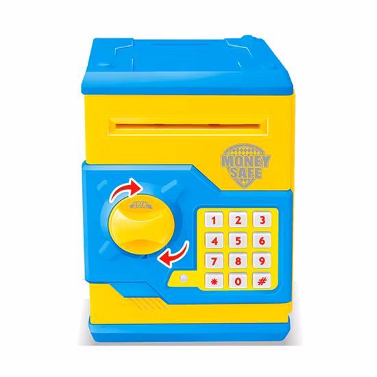 Whoesale Bambini Password Salvadanaio Salvadanaio Salvadanaio Giocattolo Elettronico con luce e suono Grande capacità Volume automatico Denaro Divertente Salvadanaio in plastica per bambini