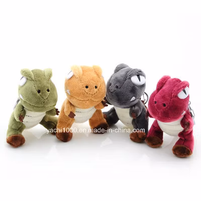 Portachiavi personalizzato con dinosauro animale selvatico, regalo souvenir promozionale, peluche